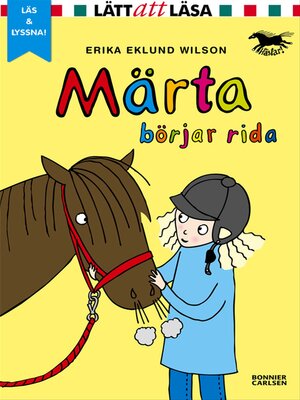 cover image of Märta börjar rida